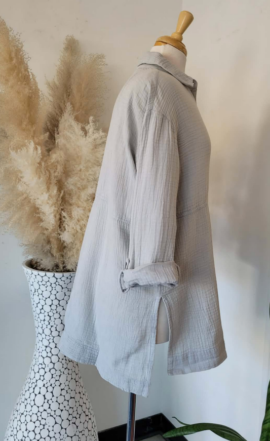 Beach Shirt 3/4 Sleeve ~ Dune