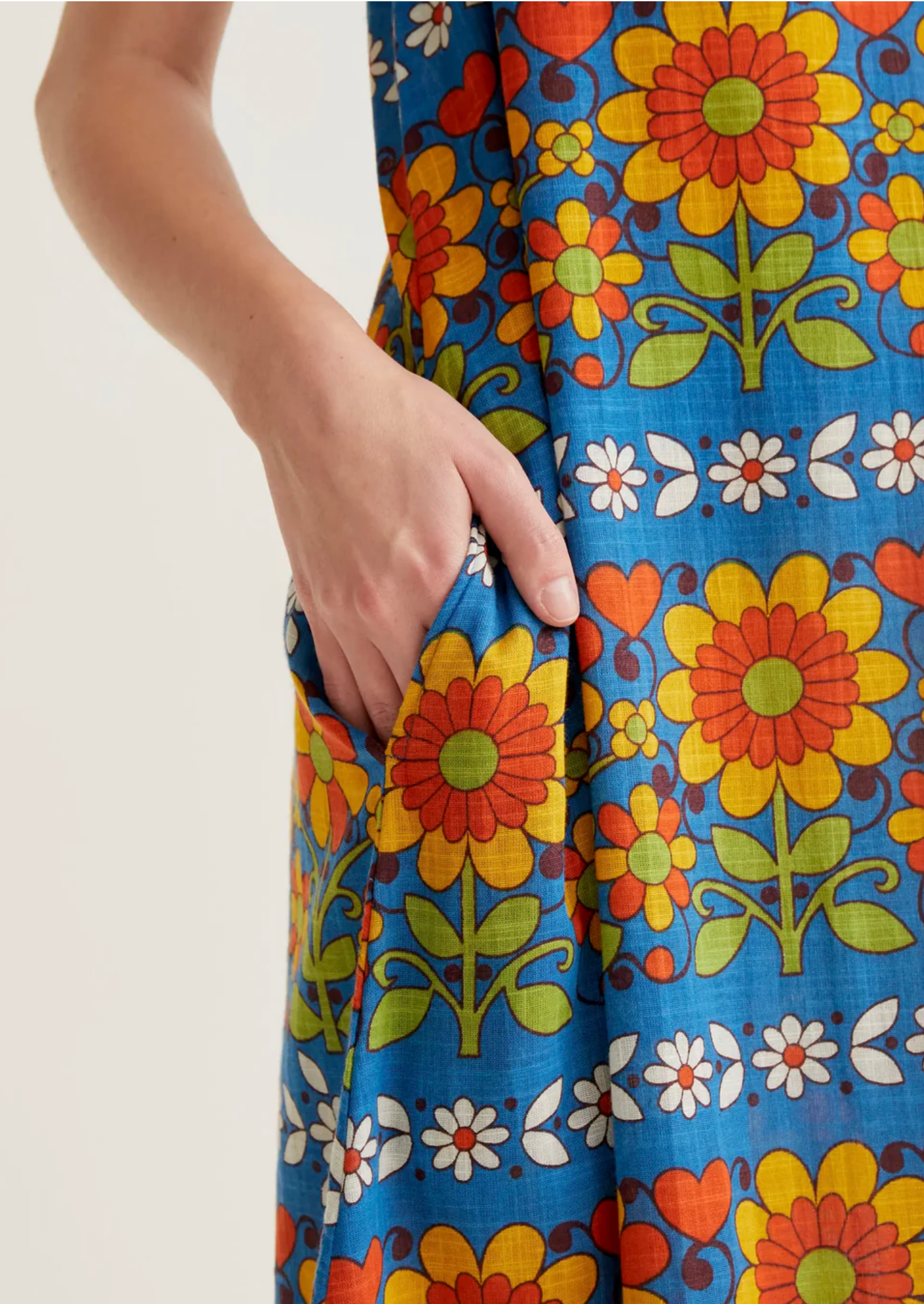 Long Dress ~ Garden Print
