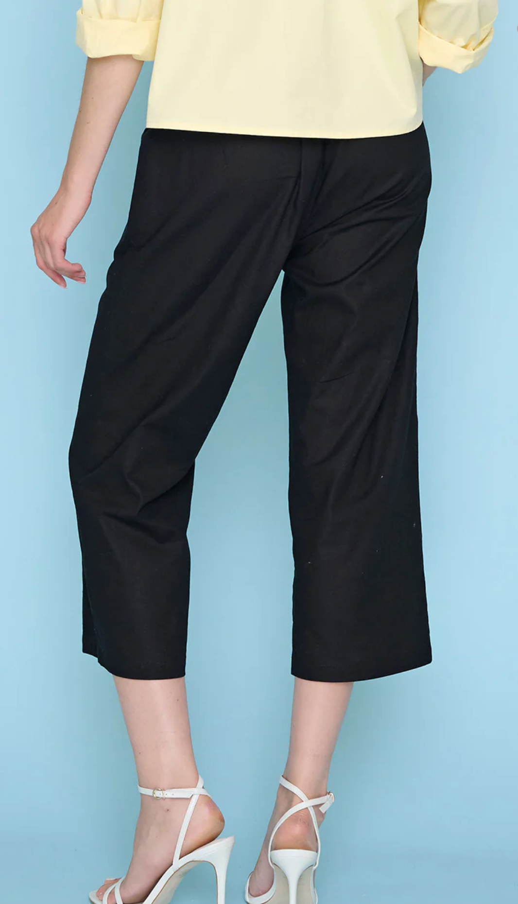 Wide Leg Scuba Crops ~ 2 Colours