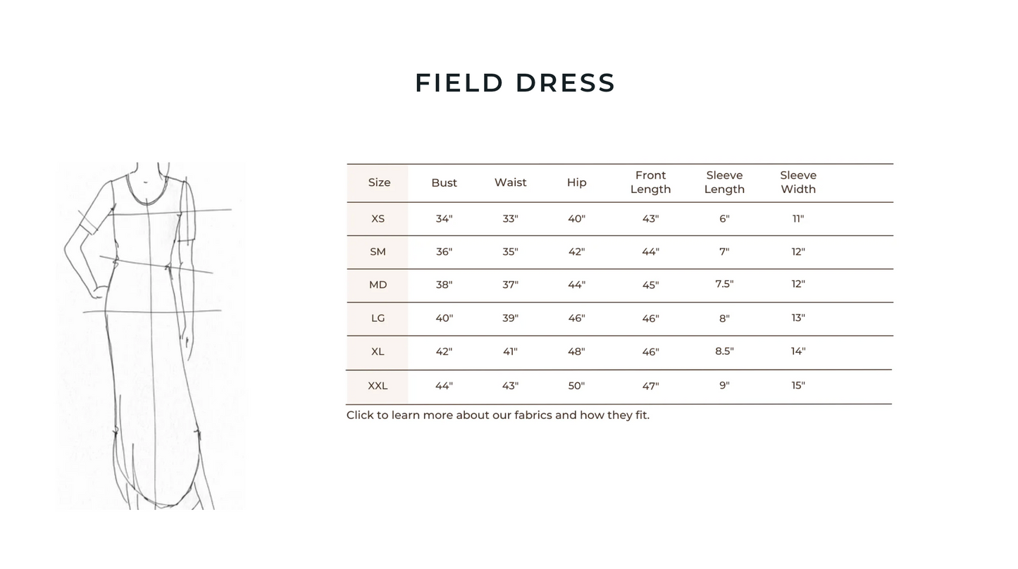 Field Dress in Slub