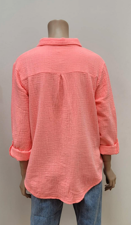 Candice Cotton Gauze Long Sleeve ~2 colours