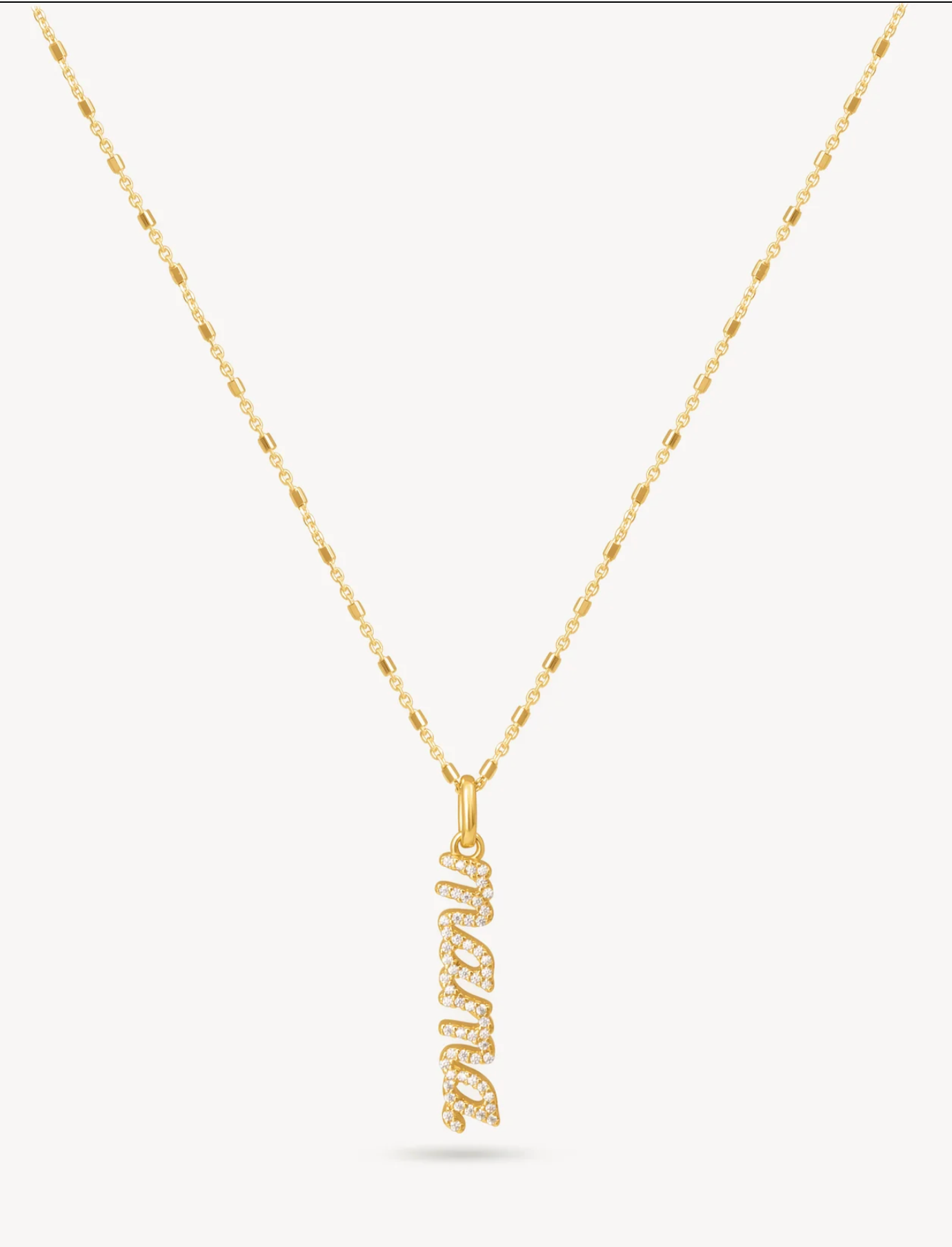 Mama Necklace ~ 14k Gold Vermeil