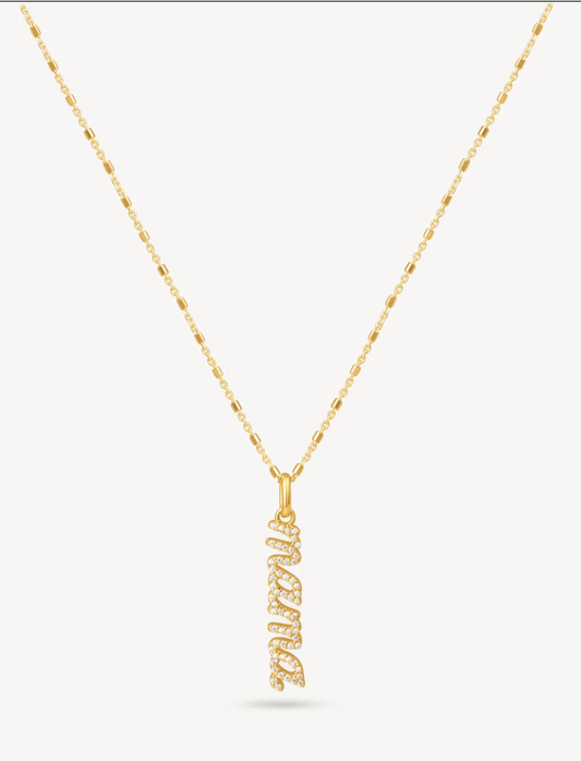 Mama Necklace ~ 14k Gold Vermeil