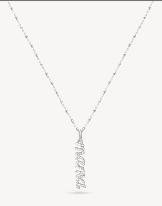 Mama Necklace ~ Sterling Sliver