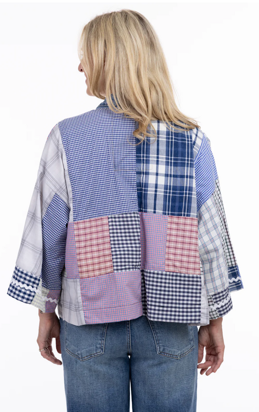 Zoe Patchwork Cardigan