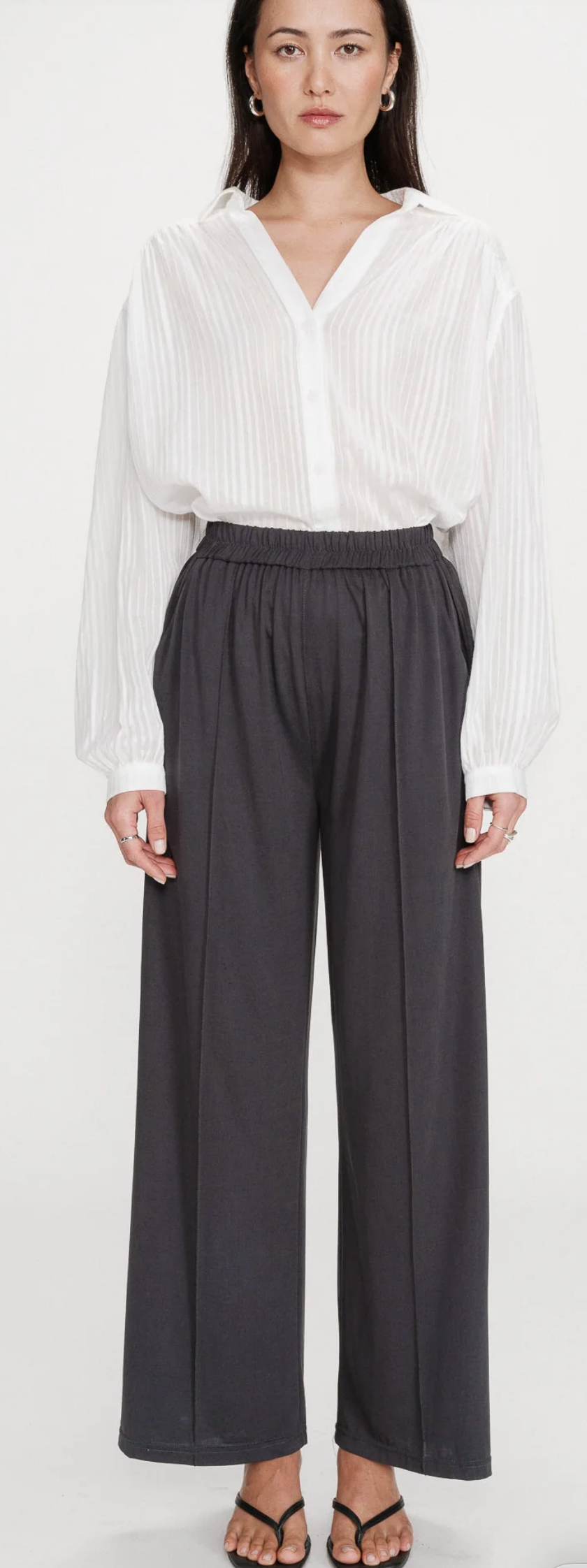 Wide Leg Modal Trouser Pant