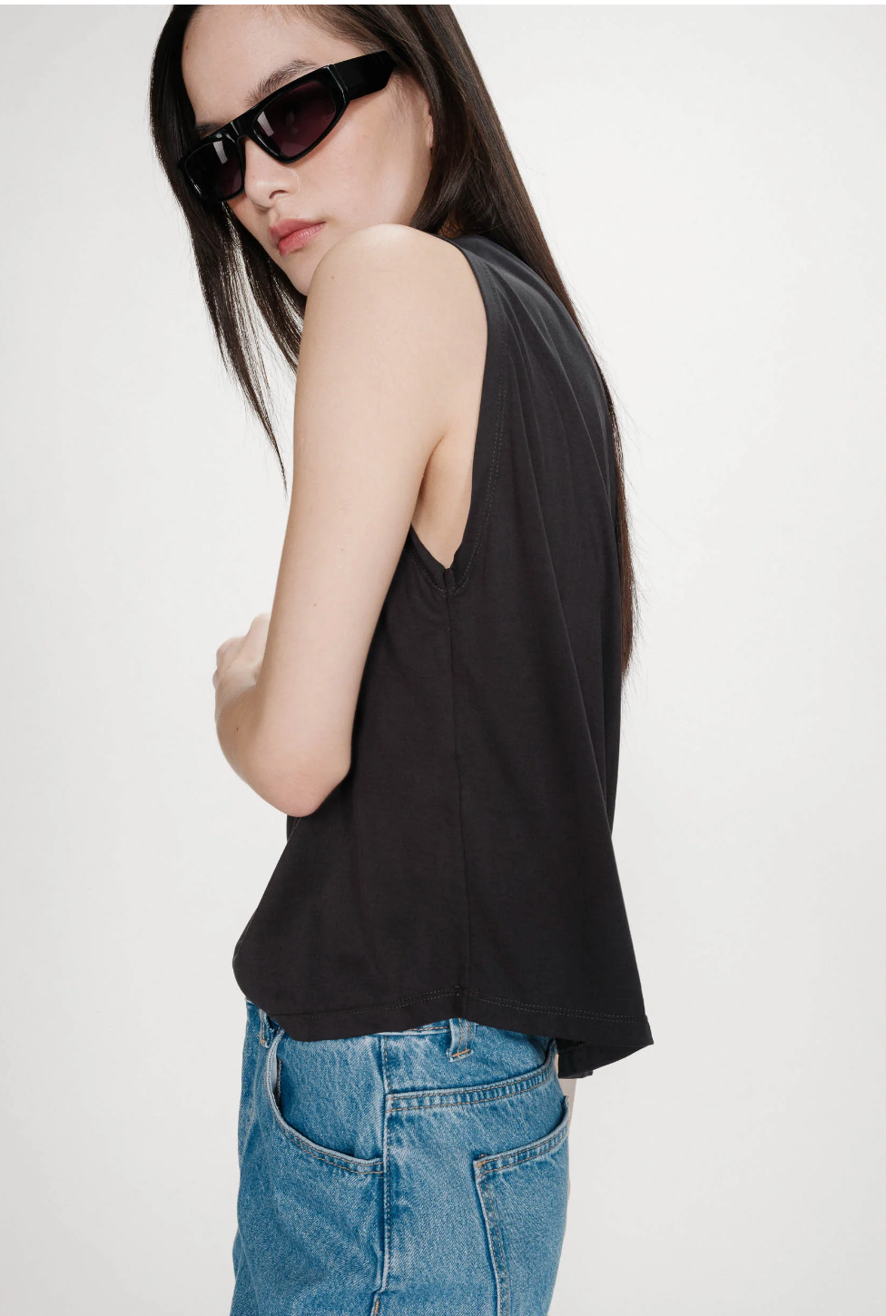 Rimbaud Crew Neck Sleeveless Top