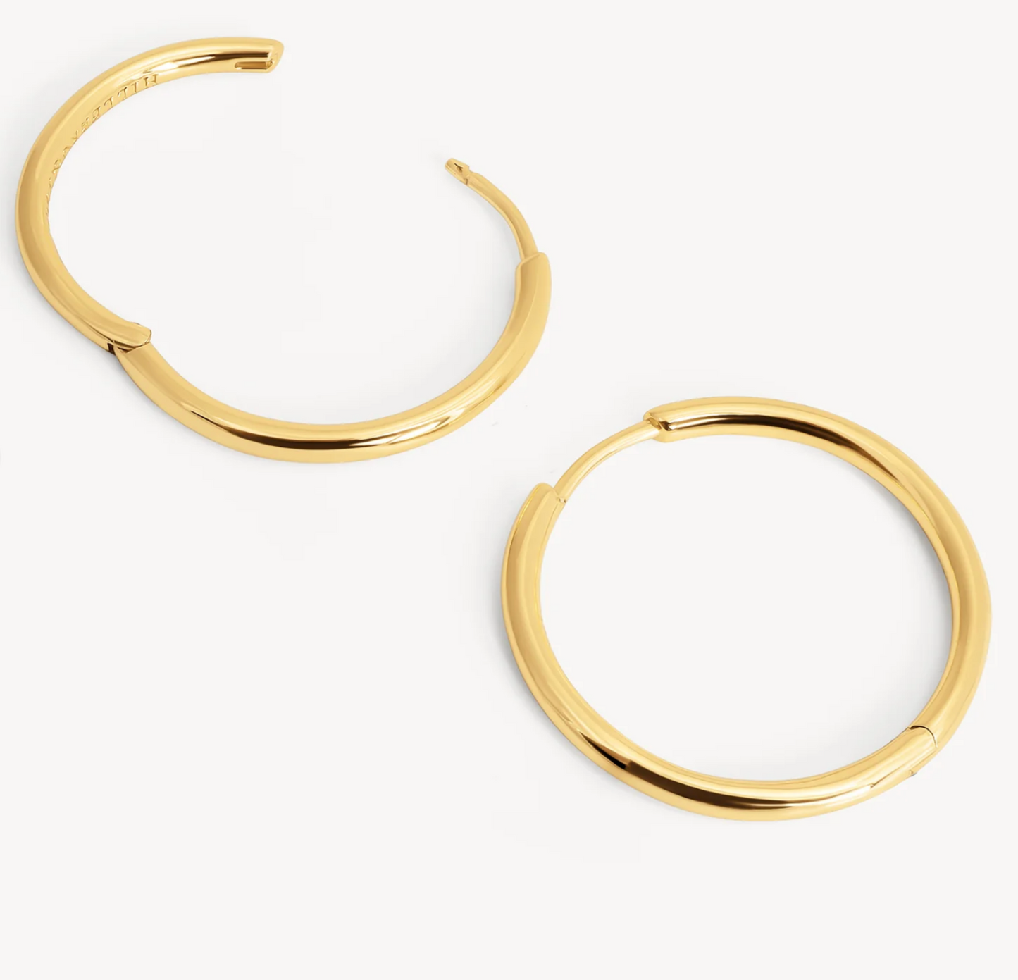 Gold Hoop Earrings - Medium