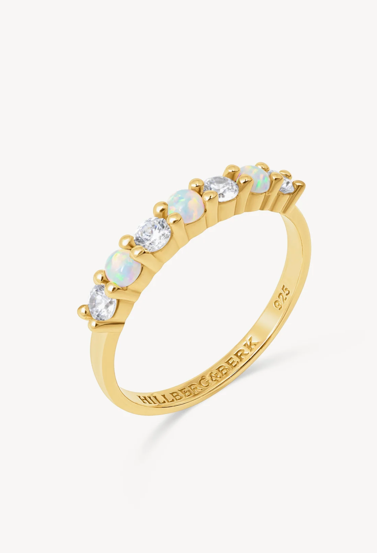 Opal Stacking Ring - Gold