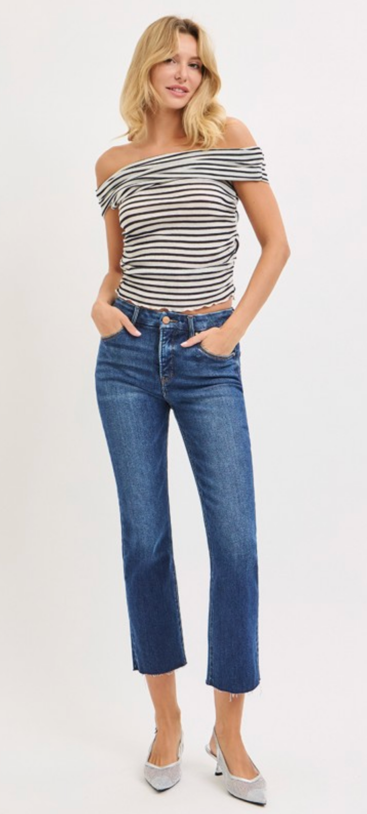 Tabatha TC High Rise Crop Jeans { Reg }