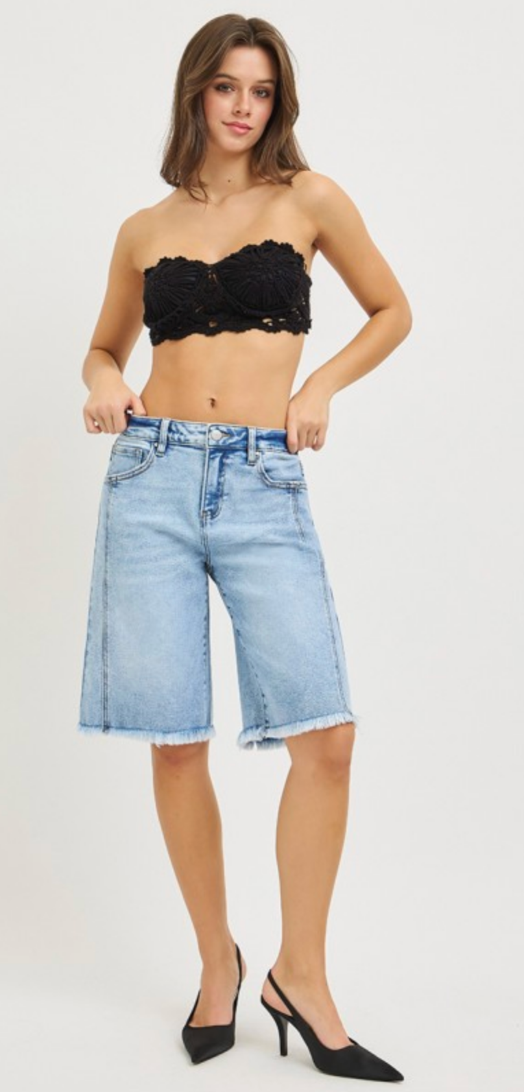 Maggie Slouchy Jorts { Reg & Curve }