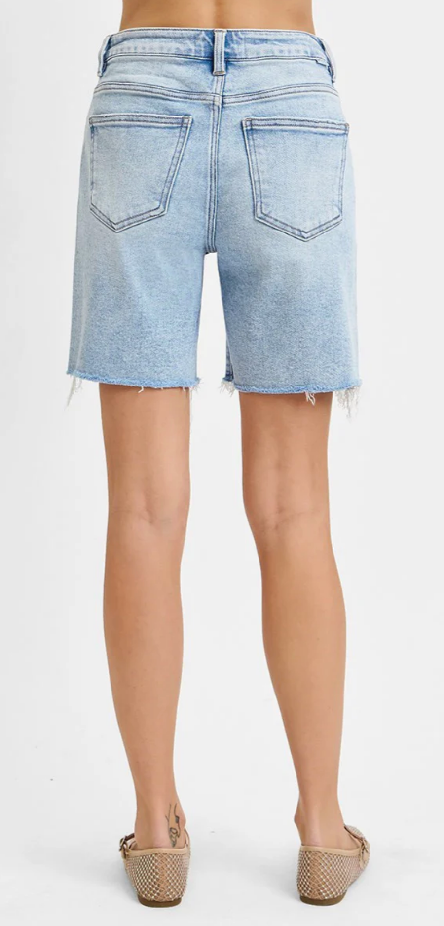Samantha TC High Rise-Loose Fit Shorts { Reg }