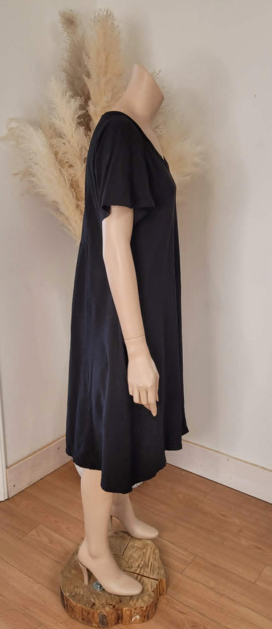 Patricia V-Neck Swing Dress ~ 2 Colours