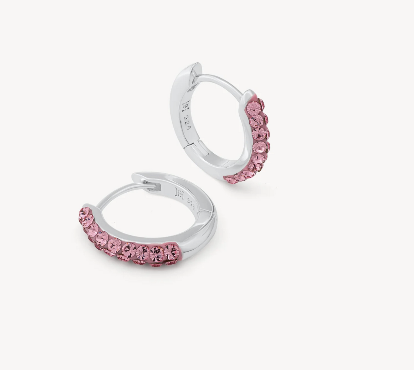 Pink Always On Sparkle Hoops