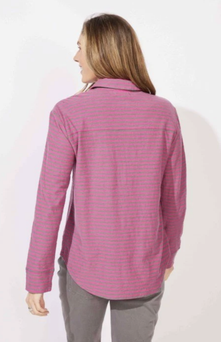 Primo Split Neck ~ Fuchsia