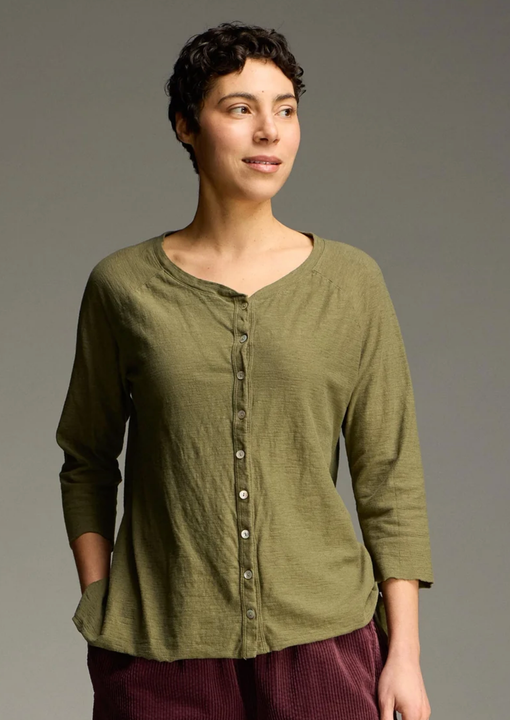 Cardi Top LS ~ 2 Colours