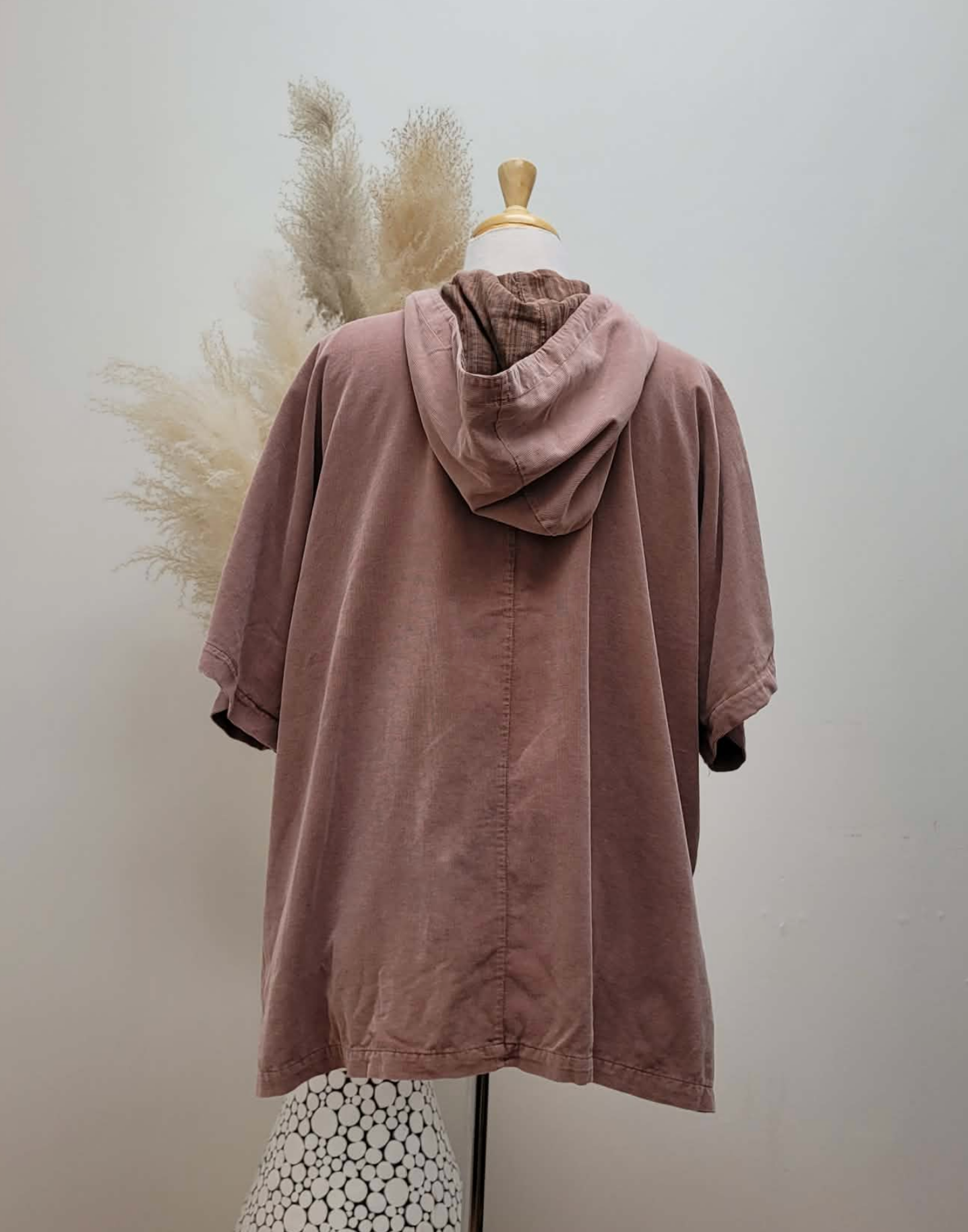 Corduroy Cinch Waist Jacket ~ Woodrose