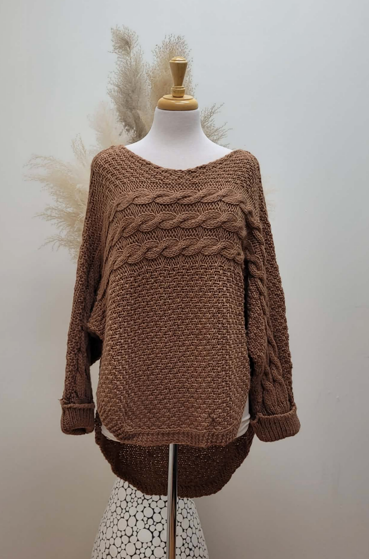 Cable Knit Sweater ~ 2 Colours
