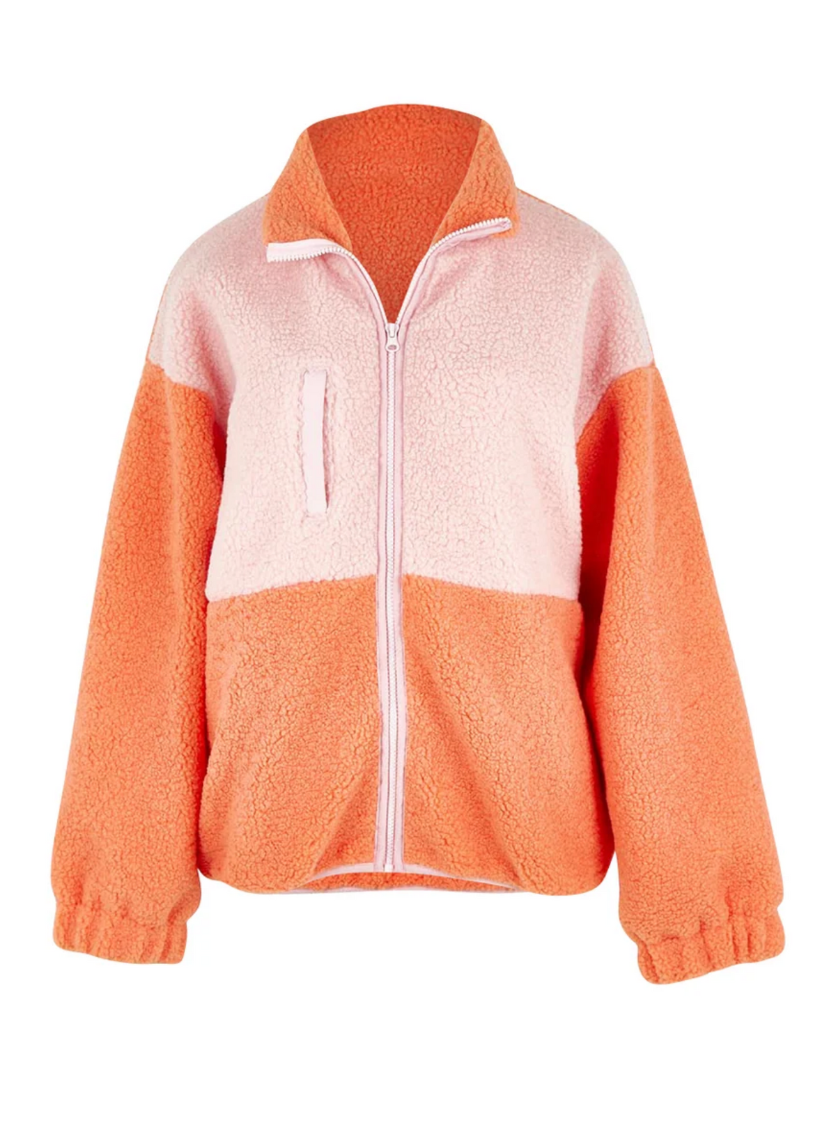 Jayne Fleece ~ Pink/Orange