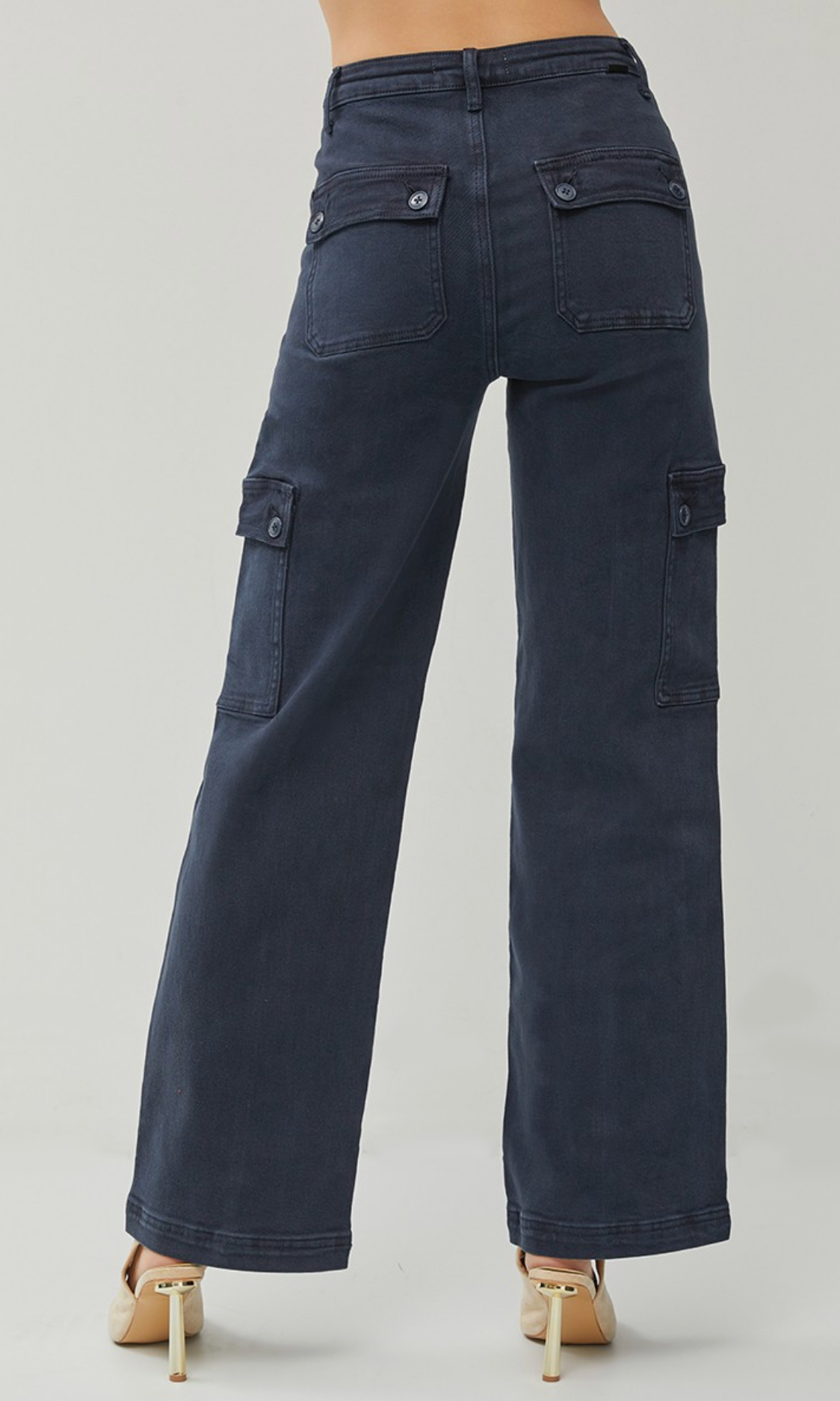 Blueberry Wide Leg Cargo {Reg}