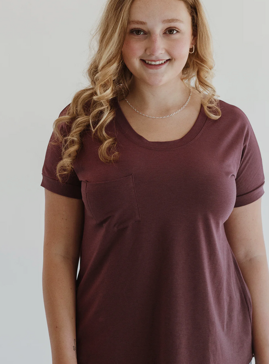 Blondie Janis Tee ~ Berry