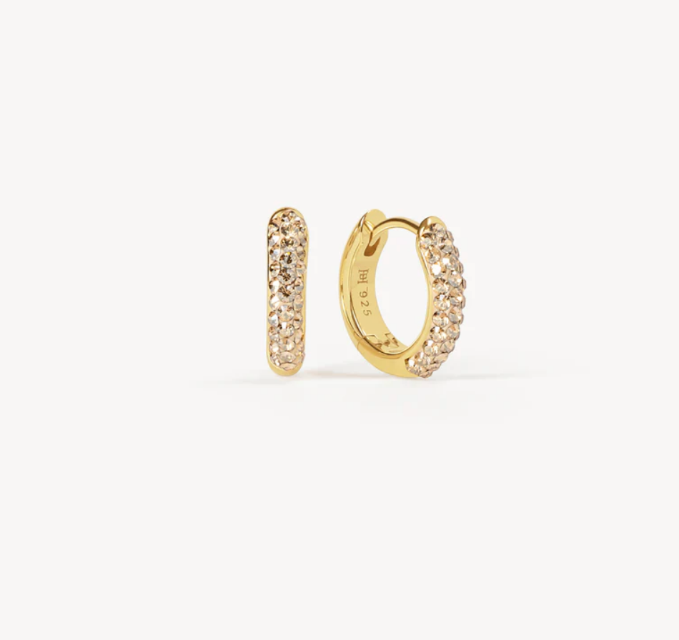 Soft Gold Sparkle Ball™ Stud Earrings