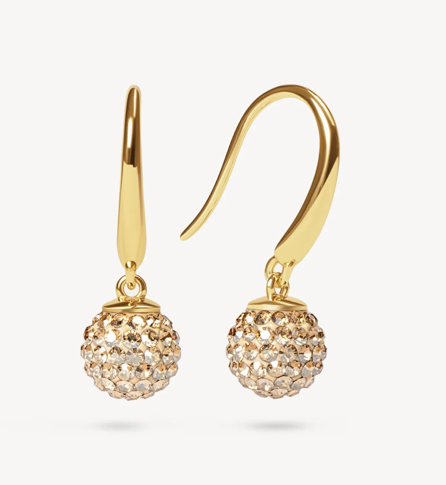 Soft Gold Sparkle Ball™ Stud Earrings