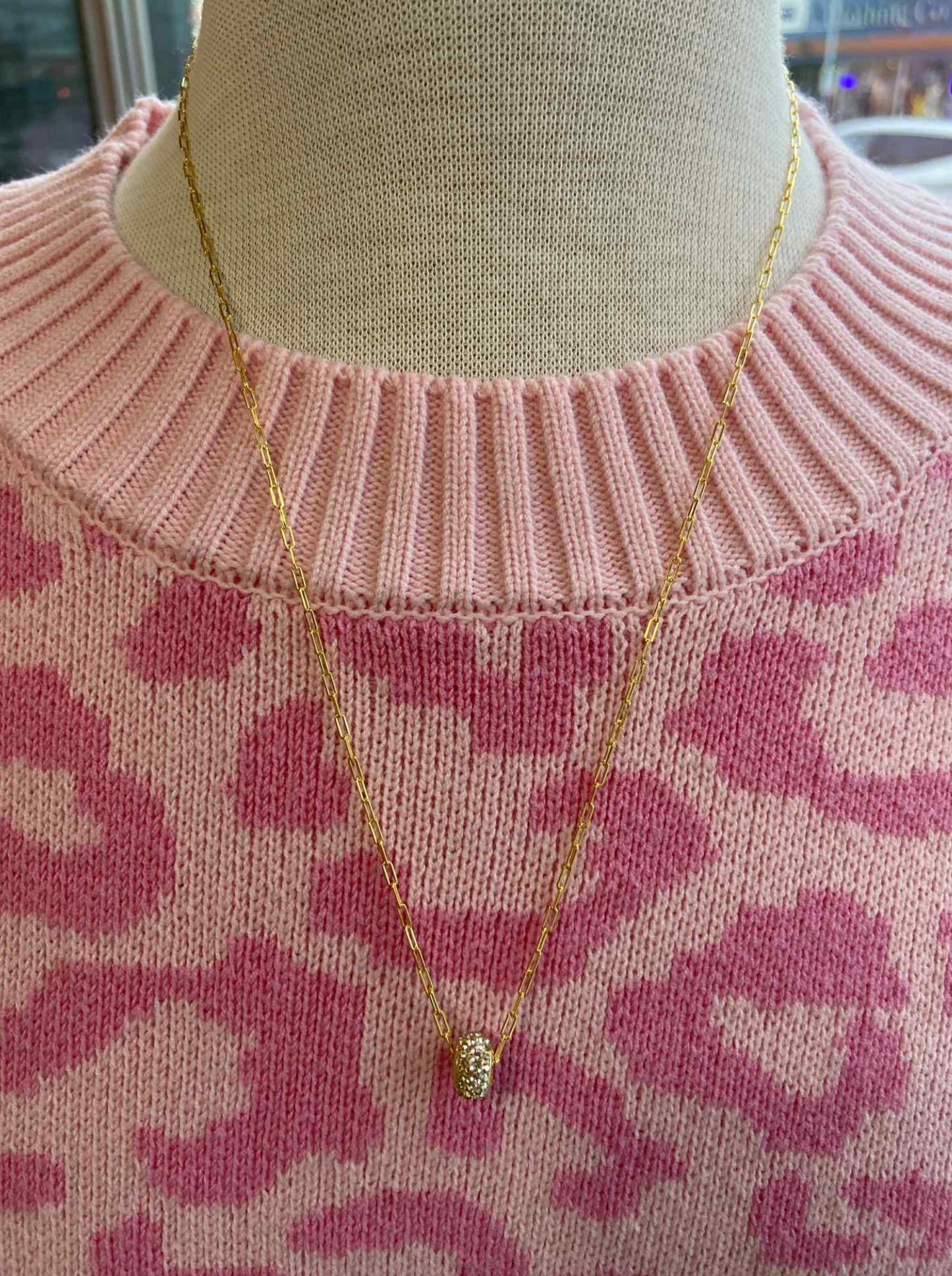 Gold Rondelle Bead Necklace - Hillberg & Berk™