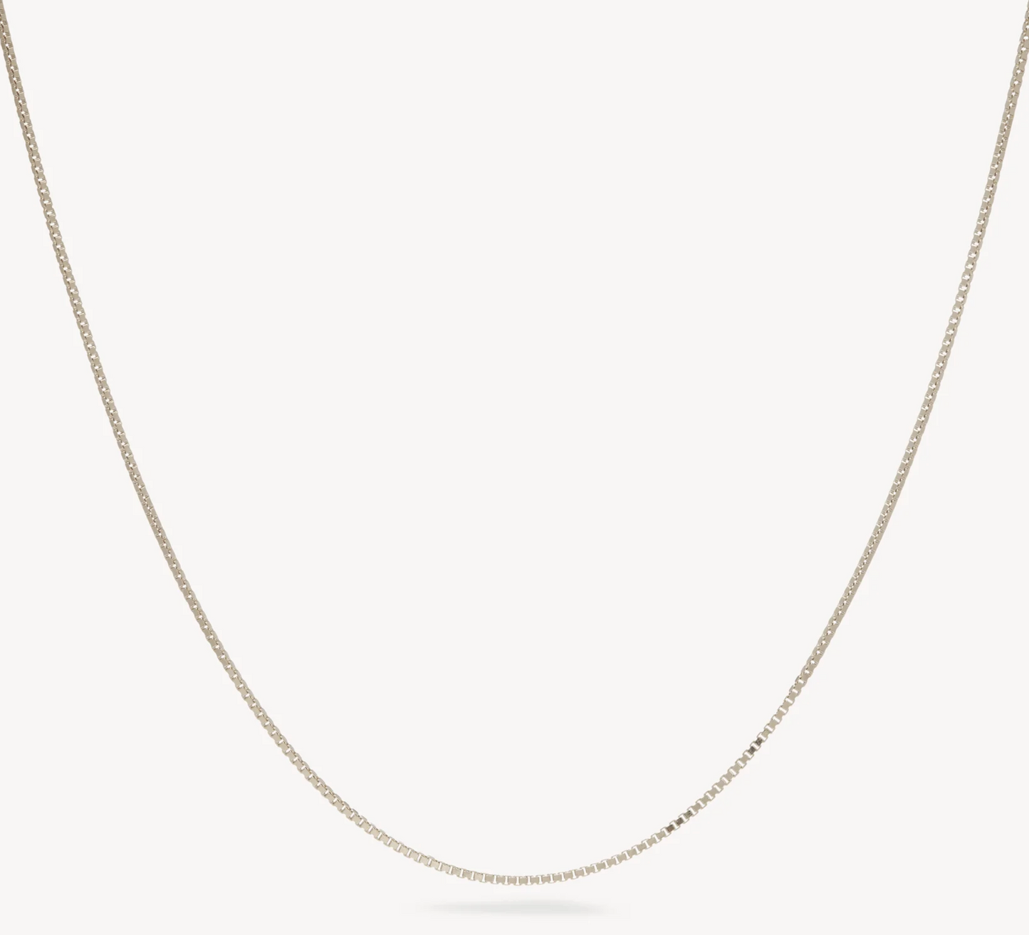 Power Play Charm & Box Chain Necklace ~ Silver ~ Hillberg & Berk