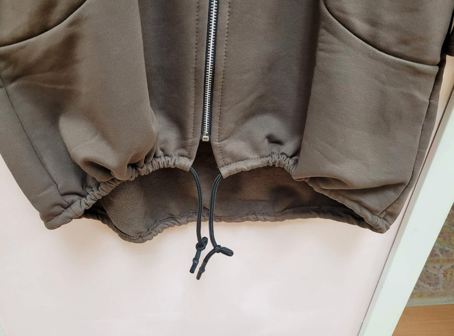 Zip Up Hooded Sweatshirt ~ Brown