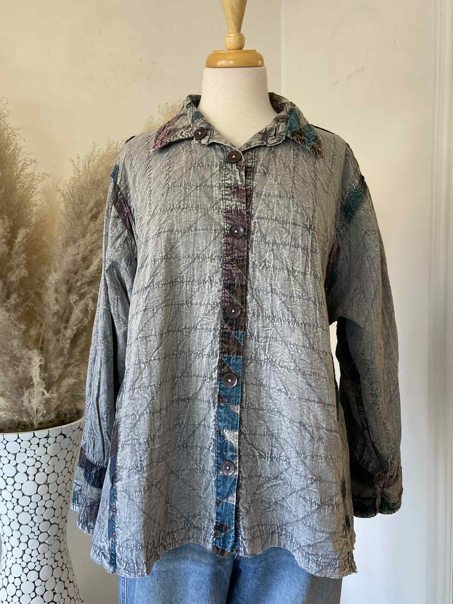 Nan Reversible Cover Up ~ Patchwork Mix