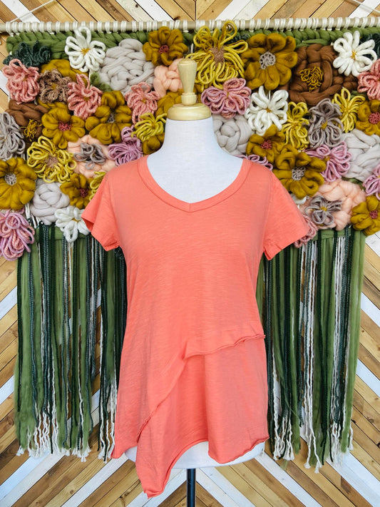 Best Angle Tee ~ Tangelo ~ Size XS
