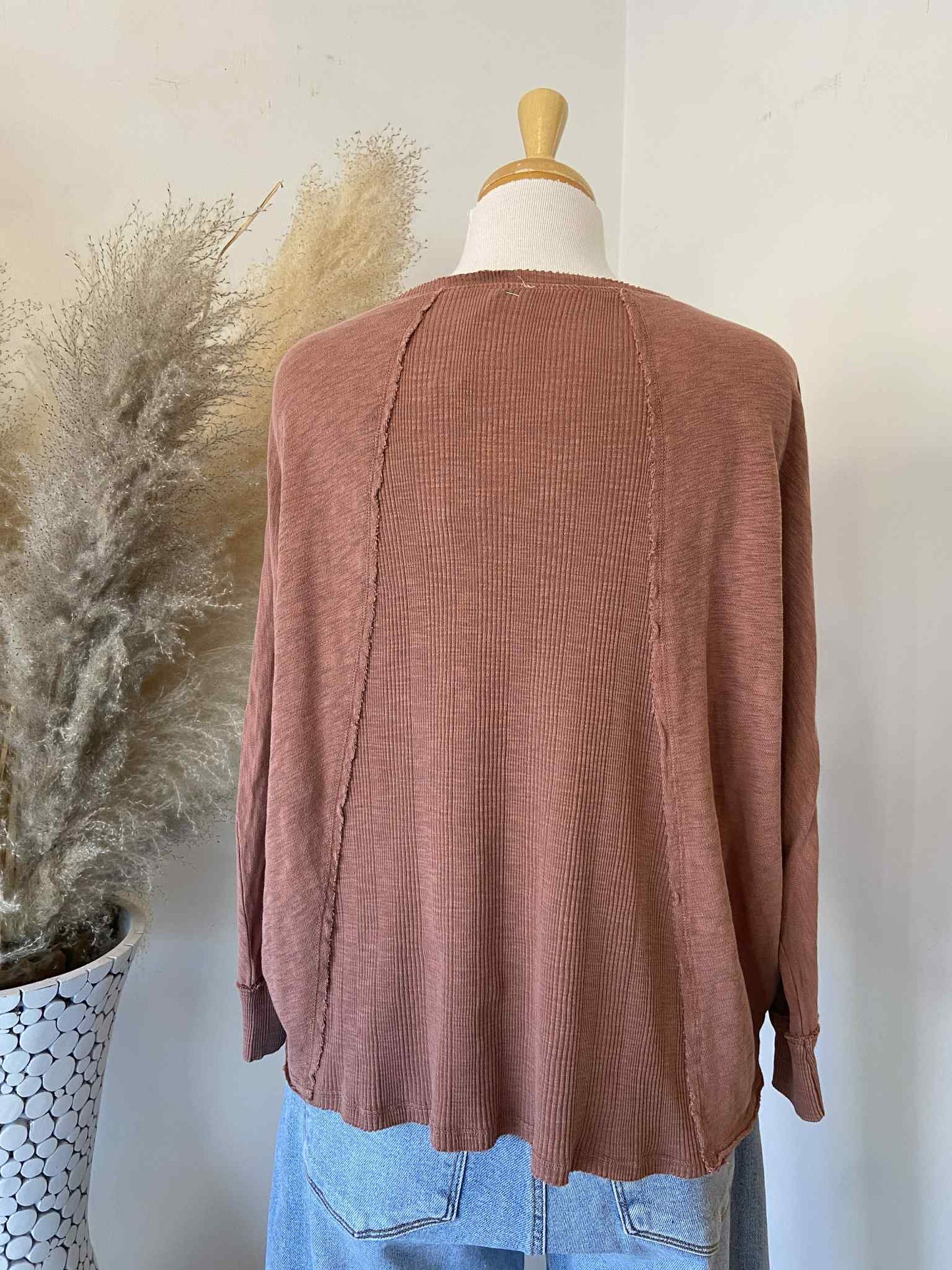 Dani Dolman Top ~ Currant