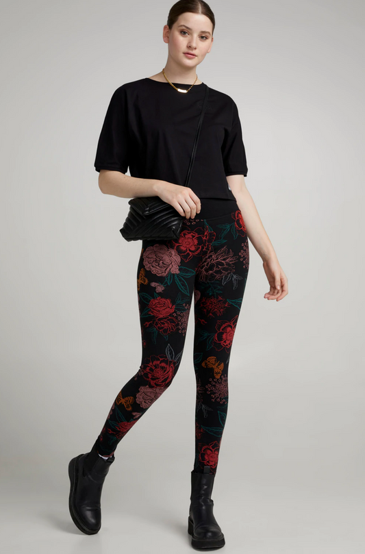 Multicolor Floral Legging ~ Size XS