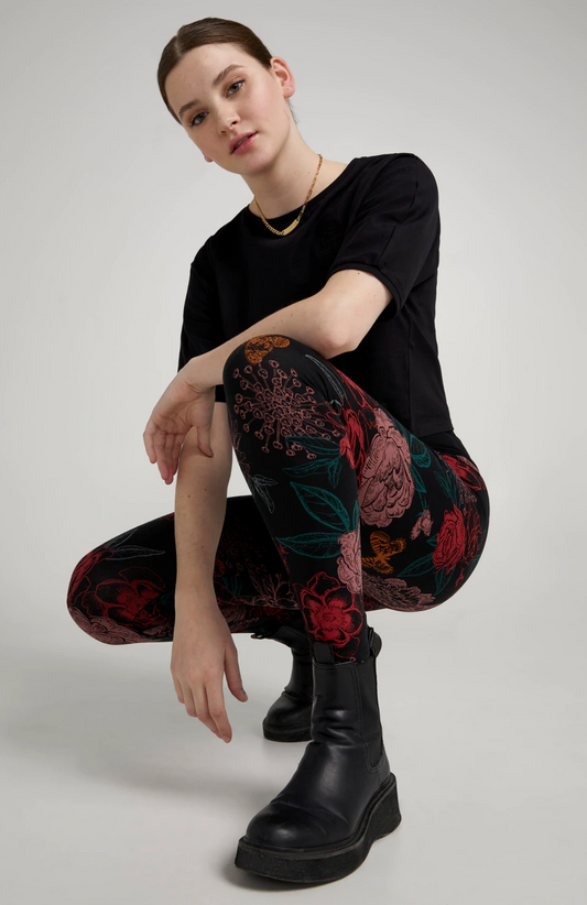 Multicolor Floral Legging ~ Size XS