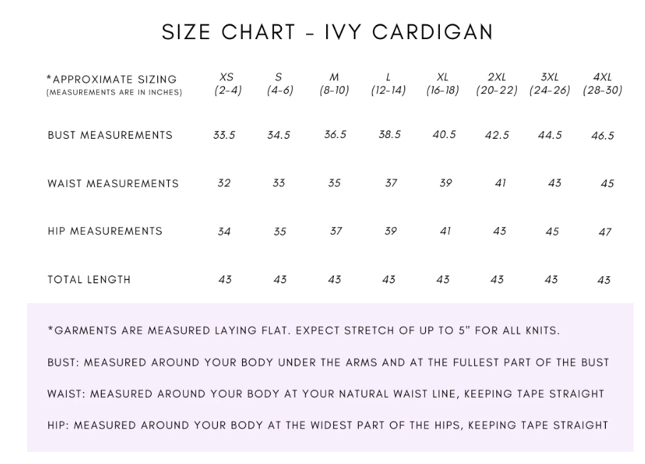 Ivy Cardigan { 2 Colors }