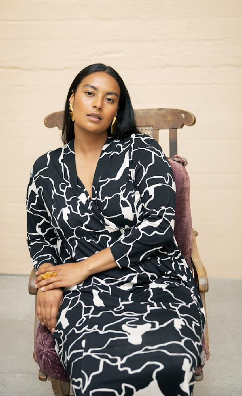 Dotty Dress { Curve }
