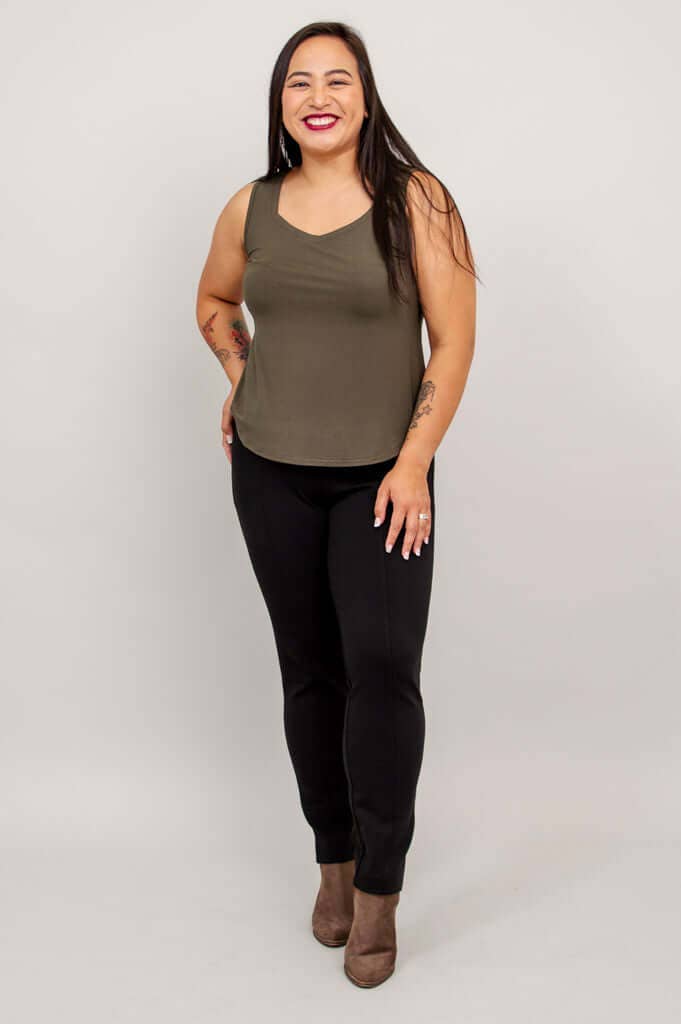 Ritzy Tank ~ Khaki