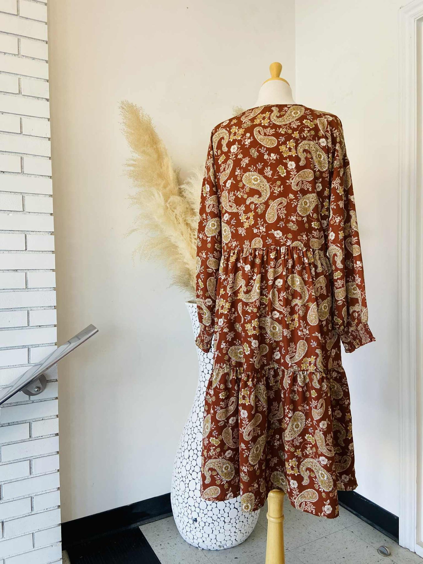 Parry Dress ~ Rust