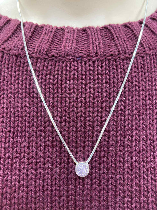 Lilac Bezel Necklace - Hillberg & Berk™