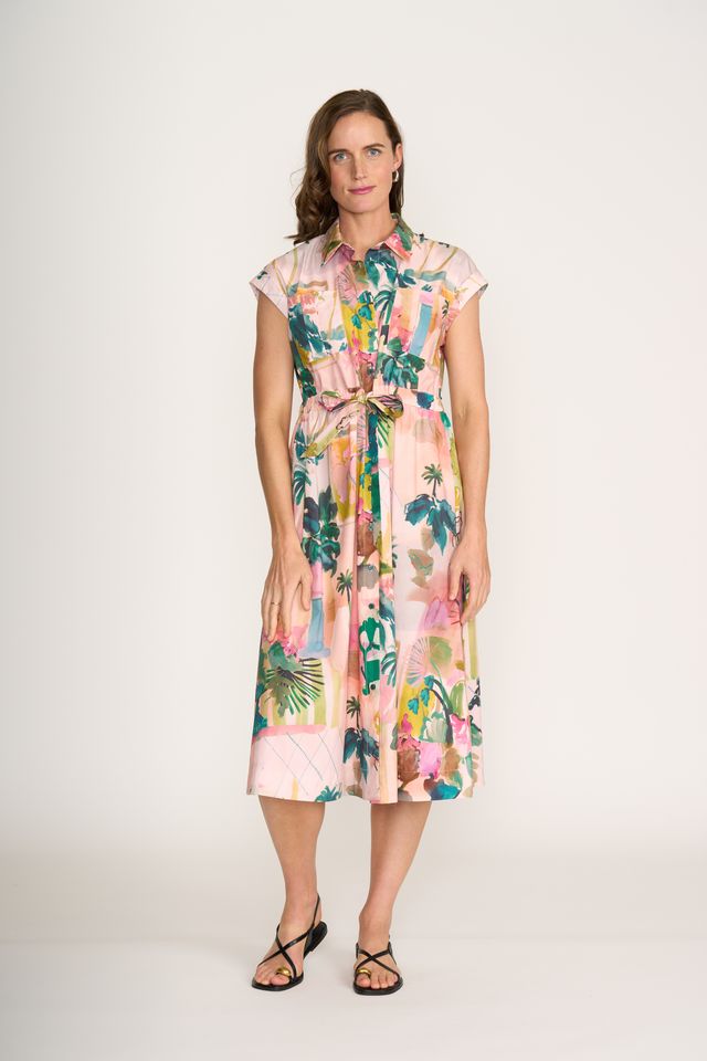 Atrium Button Down Dress