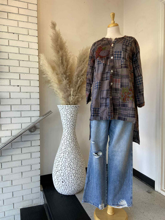 Wells Cover Up ~ Plaid Mix