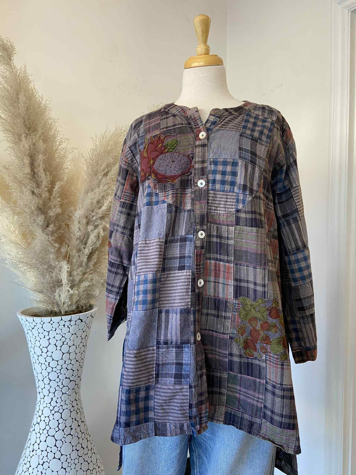 Wells Cover Up ~ Plaid Mix