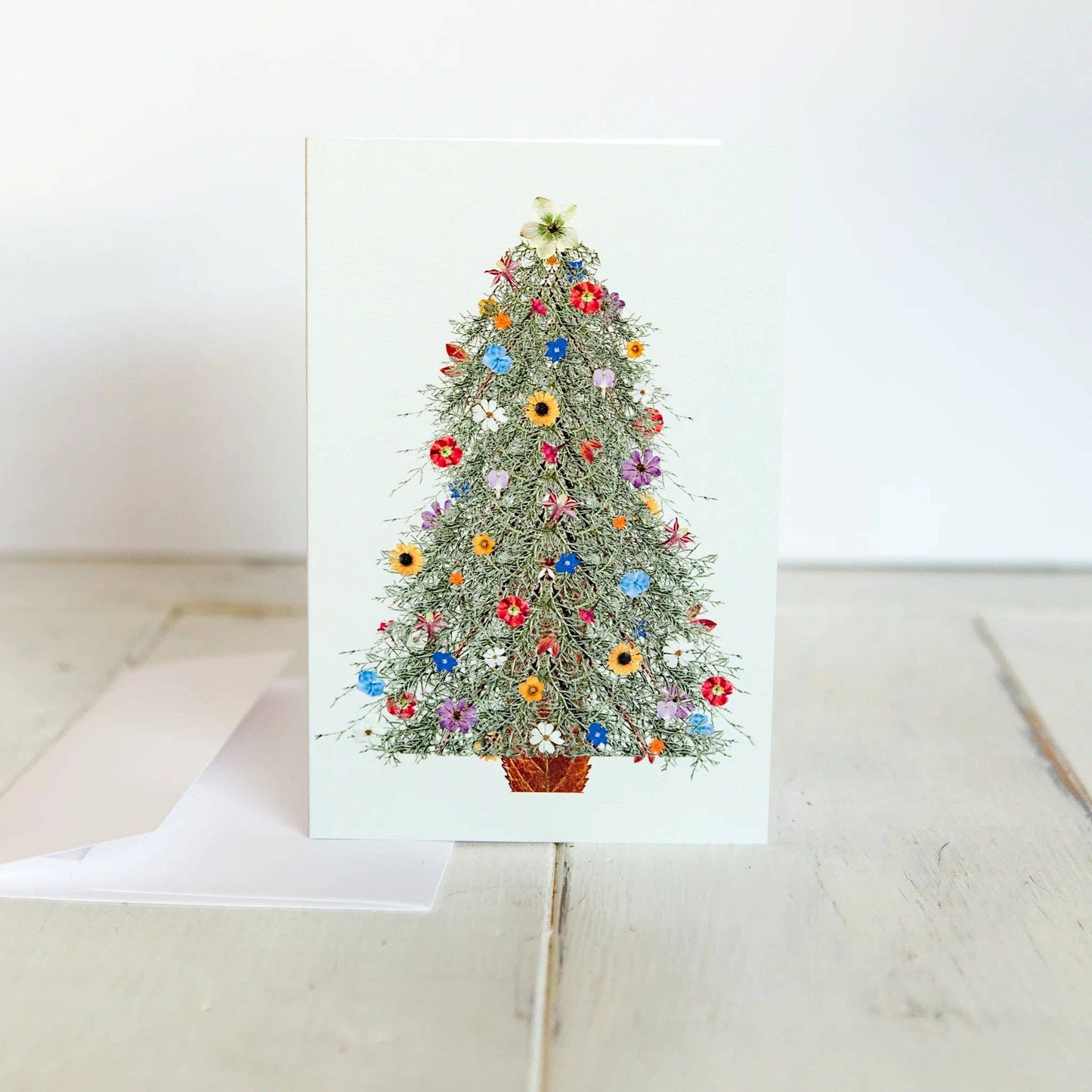 Wildflower Evergreen Greeting Card