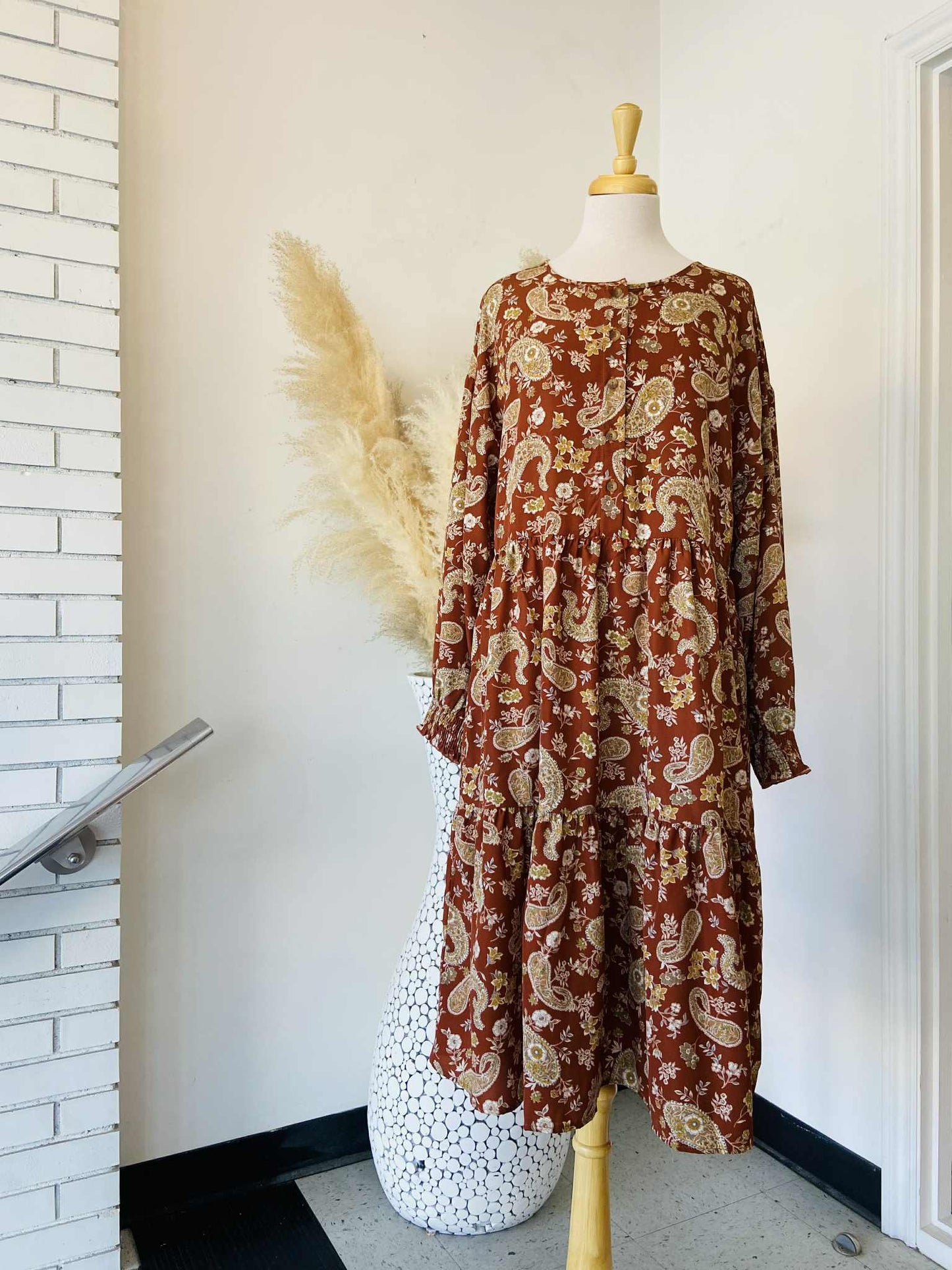 Parry Dress ~ Rust