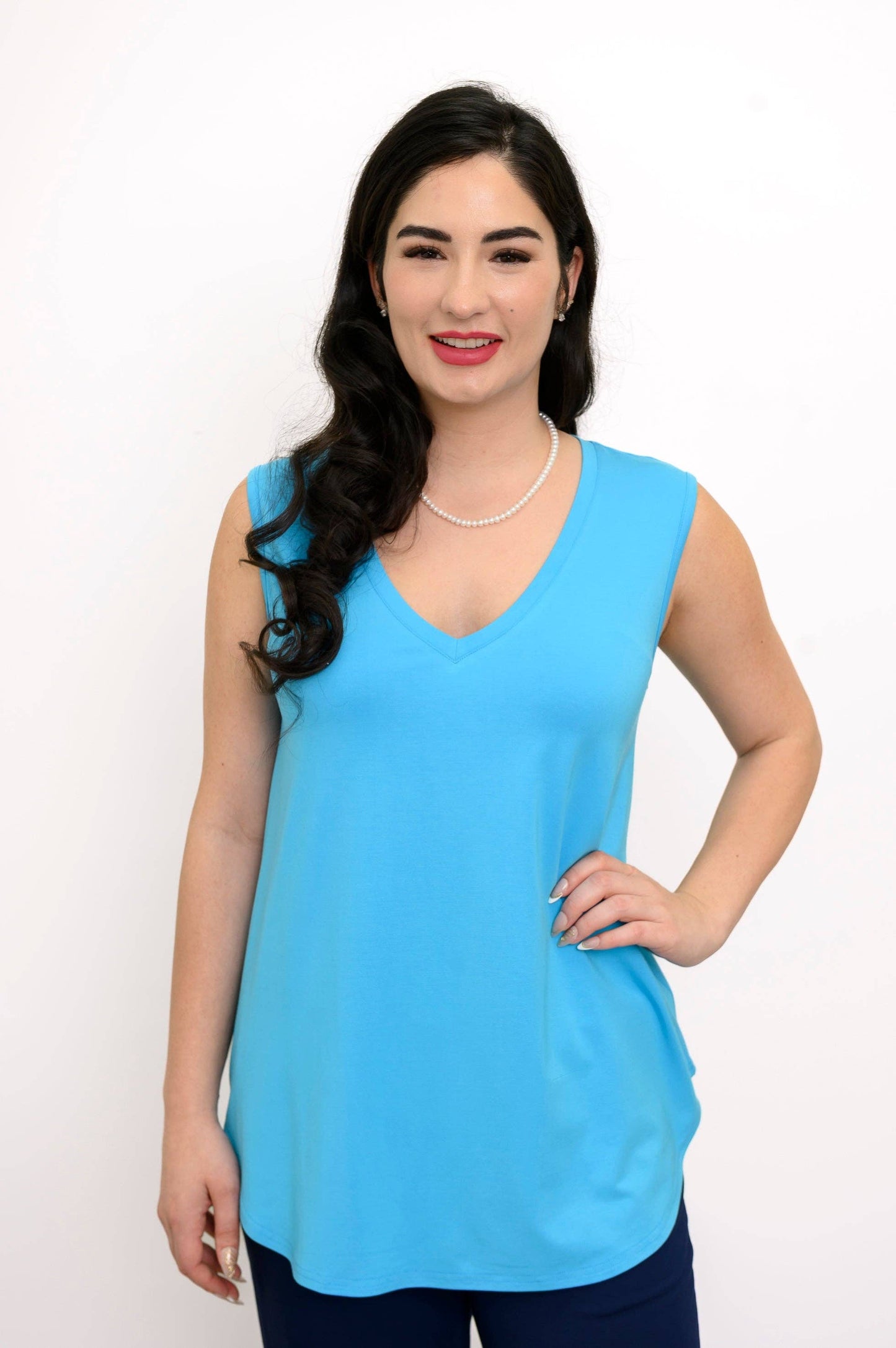 Jackie Tank ~ Turquoise