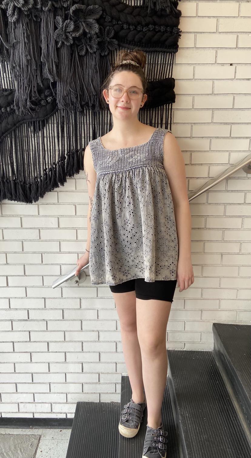 Emma Flowy Tank ~ Steel