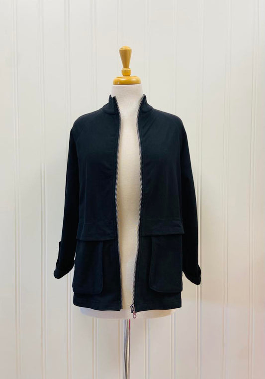 Cargo Pocket Jacket ~ Black ~ Size M