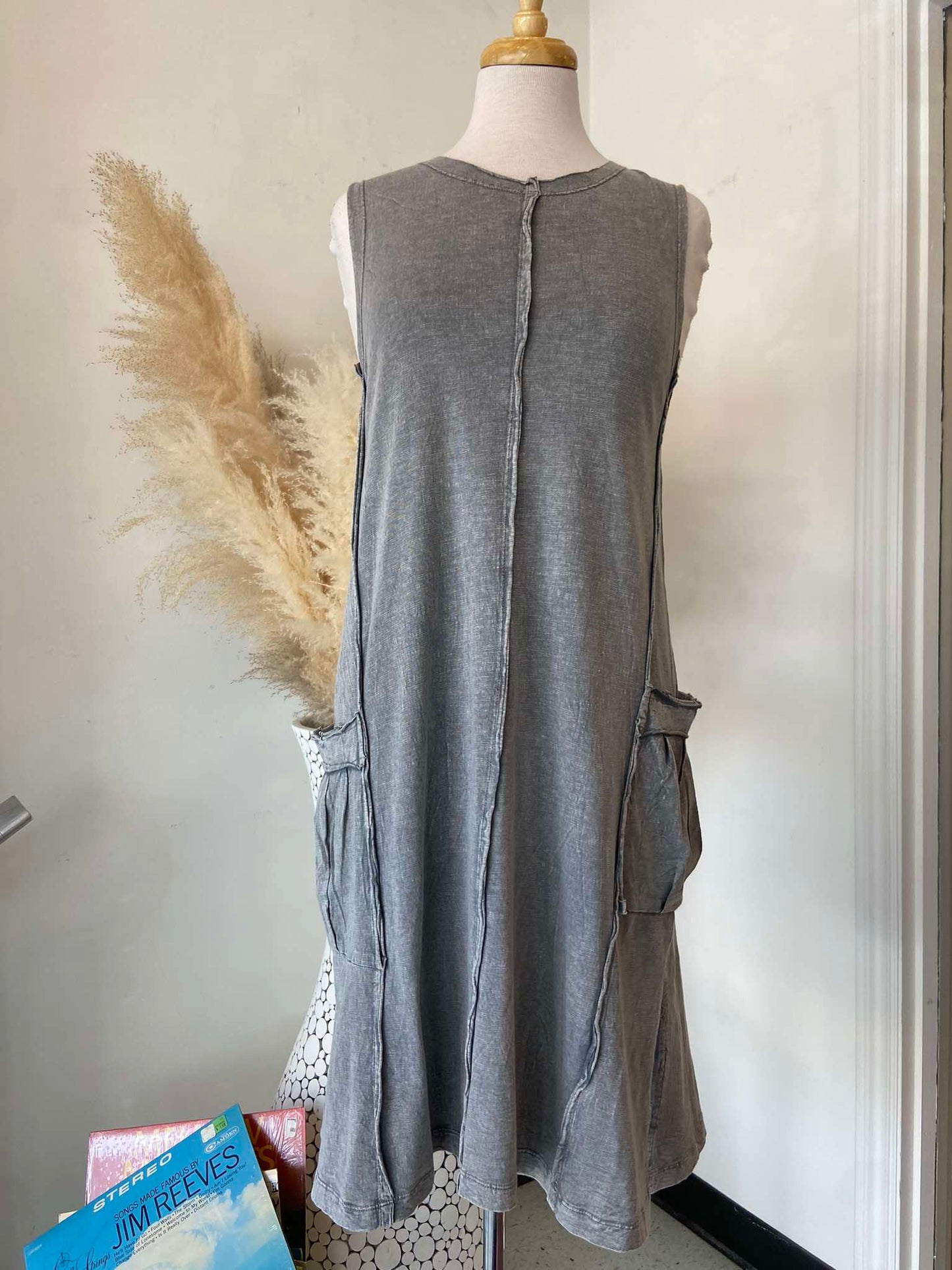 Brett Tunic Dress ~ Grey