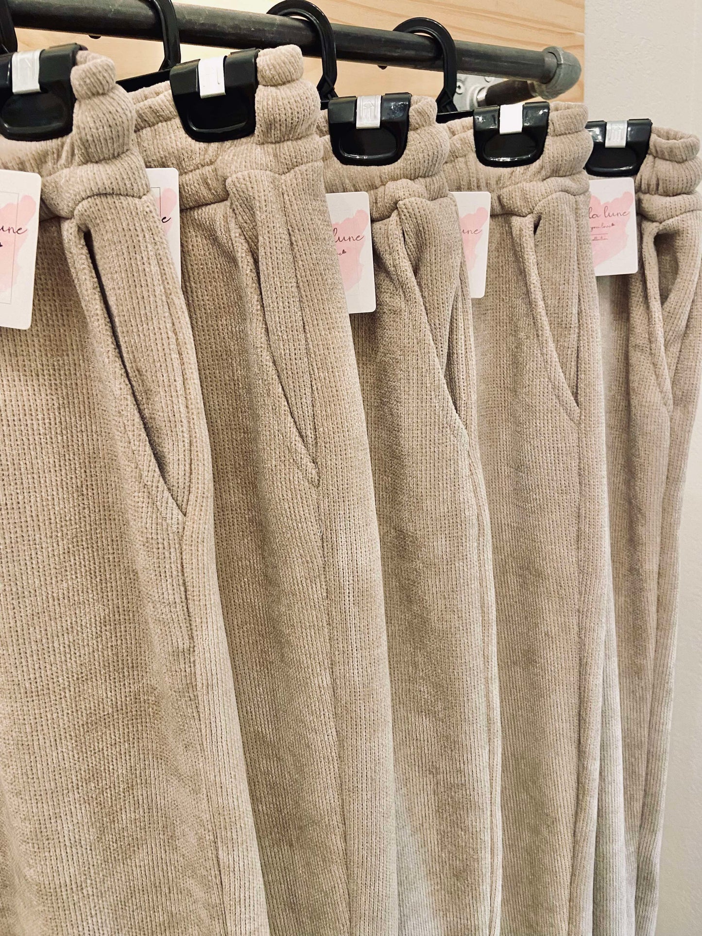 Morgan Cozy Joggers ~ Sand